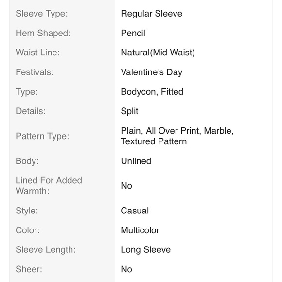 SHEIN Chic Long Sleeve Dress in Brown and Black Size 2X Non Stretch - Picture 2 of 7